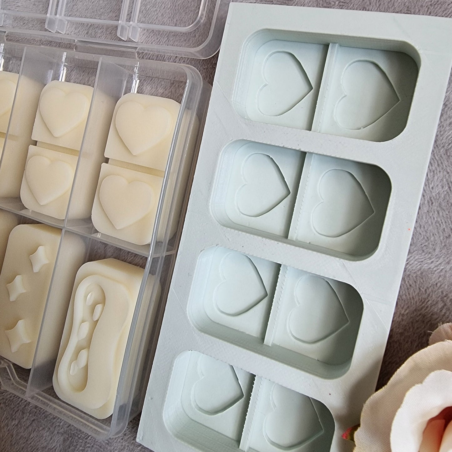 SILICONE MOULD HEART - (Fit Home Bargains Box) Segment