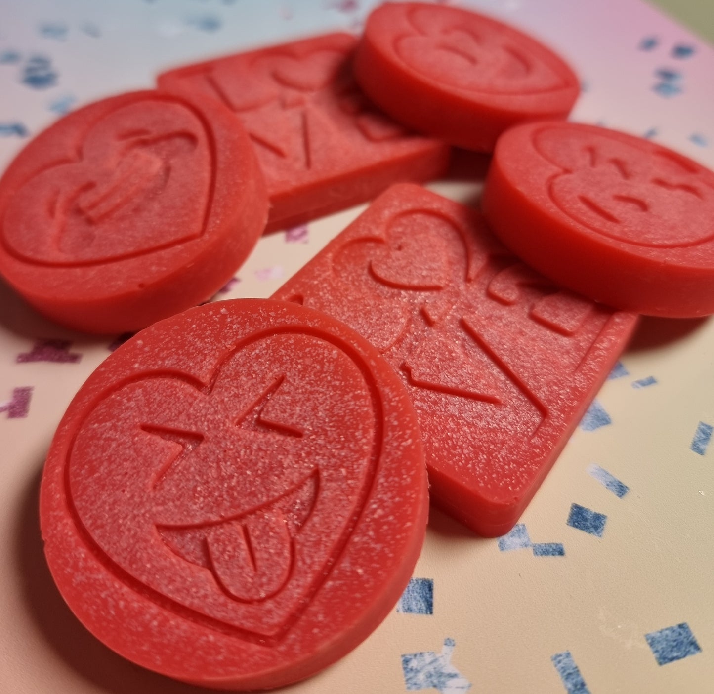 SILICONE MOULD LOVE 4 Cell Square