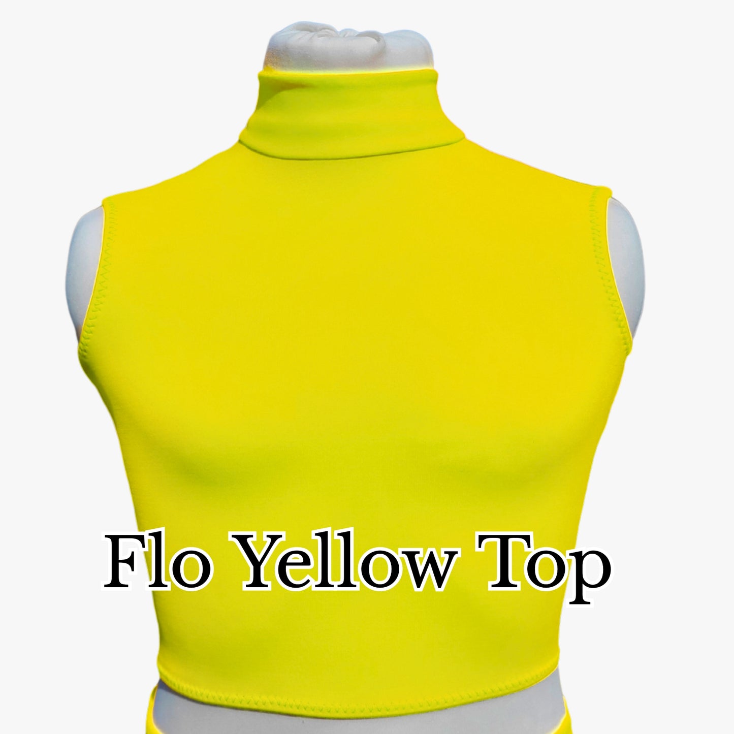 Flo Yellow SLEEVELESS TOP - 2-14 Years